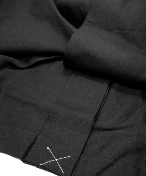 MARGARET HOWELL（マーガレットハウエル）MARGARET HOWELL (マーガレットハウエル) COMPACT LINEN テーラードジャケット ブラック サイズ:3 未使用品の古着・服飾アイテム