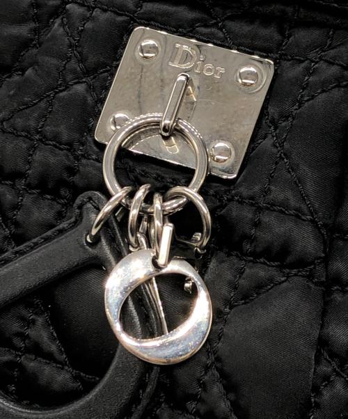 Christian Dior（クリスチャン ディオール）Christian Dior (クリスチャン ディオール) カナージュキルティングバッグ ブラック サイズ:下記参照の古着・服飾アイテム