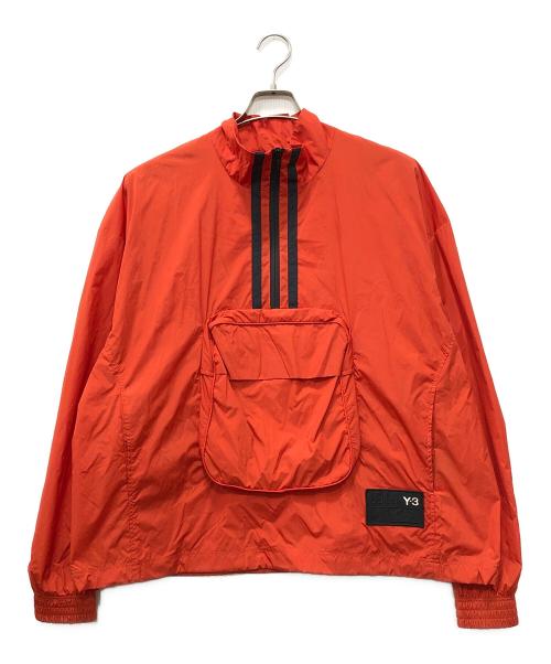 Y-3（ワイスリー）Y-3 (ワイスリー) Packable Half-Zip Shell Jacket レッド サイズ:Mの古着・服飾アイテム