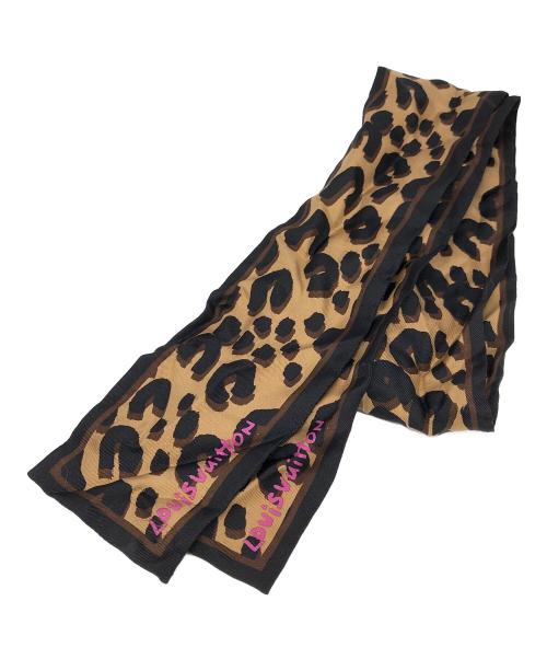 LOUIS VUITTON（ルイ ヴィトン）LOUIS VUITTON (ルイ ヴィトン) シルクバンドースカーフ ベージュ サイズ:下記参照の古着・服飾アイテム
