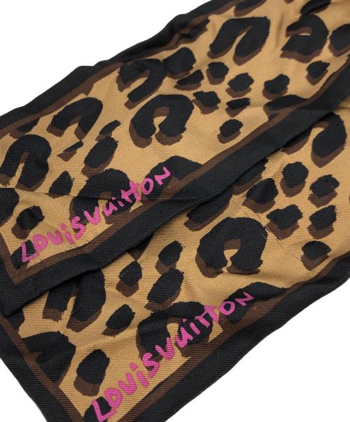 LOUIS VUITTON（ルイ ヴィトン）LOUIS VUITTON (ルイ ヴィトン) シルクバンドースカーフ ベージュ サイズ:下記参照の古着・服飾アイテム