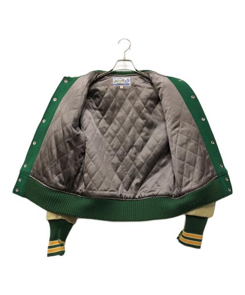 whitesville（ホワイツビル）whitesville (ホワイツビル) レザースタジャン グリーン サイズ:36の古着・服飾アイテム