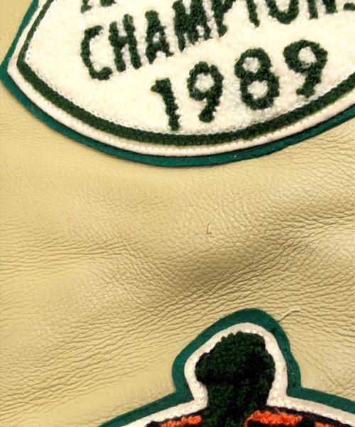 whitesville（ホワイツビル）whitesville (ホワイツビル) レザースタジャン グリーン サイズ:36の古着・服飾アイテム