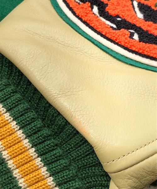 whitesville（ホワイツビル）whitesville (ホワイツビル) レザースタジャン グリーン サイズ:36の古着・服飾アイテム