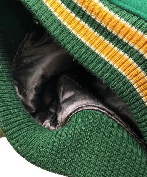 whitesville（ホワイツビル）whitesville (ホワイツビル) レザースタジャン グリーン サイズ:36の古着・服飾アイテム