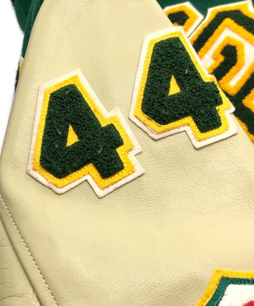 whitesville（ホワイツビル）whitesville (ホワイツビル) レザースタジャン グリーン サイズ:36の古着・服飾アイテム