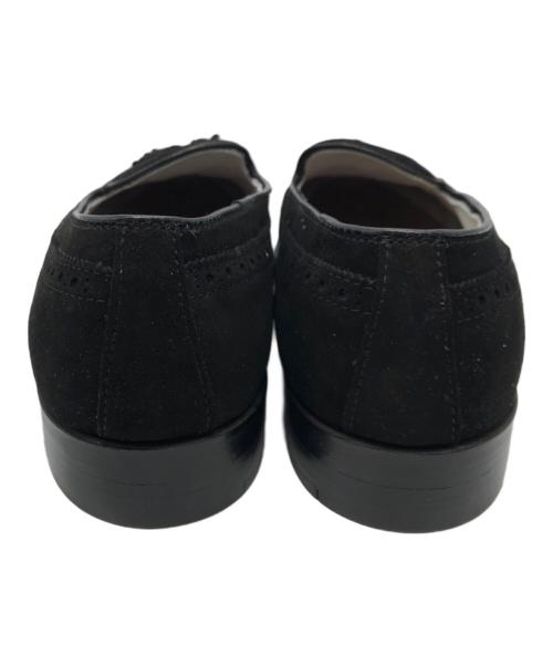 Alden（オールデン）ALDEN (オールデン) UNITED ARROWS (ユナイテッドアローズ) 別注スエードタッセルローファー ブラック サイズ:SIZE 7 1/2の古着・服飾アイテム