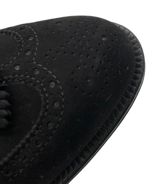 Alden（オールデン）ALDEN (オールデン) UNITED ARROWS (ユナイテッドアローズ) 別注スエードタッセルローファー ブラック サイズ:SIZE 7 1/2の古着・服飾アイテム