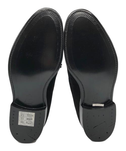 Alden（オールデン）ALDEN (オールデン) UNITED ARROWS (ユナイテッドアローズ) 別注スエードタッセルローファー ブラック サイズ:SIZE 7 1/2の古着・服飾アイテム
