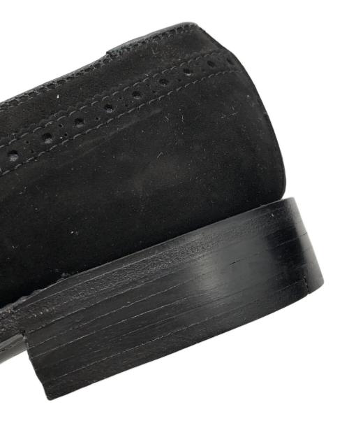 Alden（オールデン）ALDEN (オールデン) UNITED ARROWS (ユナイテッドアローズ) 別注スエードタッセルローファー ブラック サイズ:SIZE 7 1/2の古着・服飾アイテム