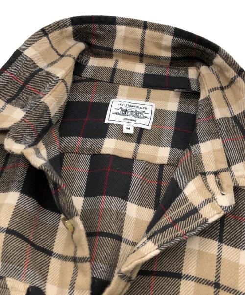 LEVI'S（リーバイス）LEVI'S (リーバイス) JJJJound (ジョウンド) Plaid Shirt ベージュ サイズ:Mの古着・服飾アイテム