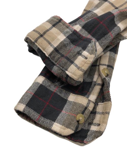 LEVI'S（リーバイス）LEVI'S (リーバイス) JJJJound (ジョウンド) Plaid Shirt ベージュ サイズ:Mの古着・服飾アイテム