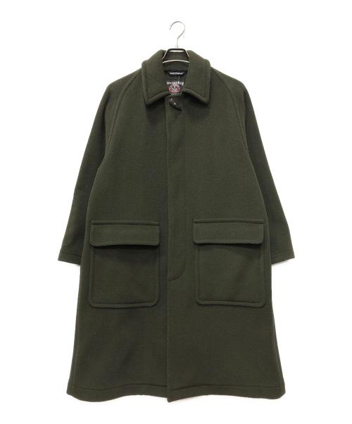 TOMORROW LAND（トゥモローランド）TOMORROW LAND (トゥモローランド) INVERTERE (インバーティア) ウールステンカラーコート オリーブ サイズ:38の古着・服飾アイテム