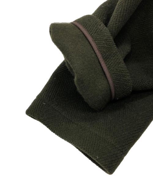 TOMORROW LAND（トゥモローランド）TOMORROW LAND (トゥモローランド) INVERTERE (インバーティア) ウールステンカラーコート オリーブ サイズ:38の古着・服飾アイテム