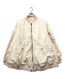 THE SHINZONE（ザ シンゾーン）の古着「フレアフライトジャケット」｜ホワイト