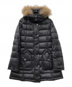 BURBERRY BLUE LABELバーバリーロンドンブルーレーベル）の古着「ダウンコート」｜ブラック