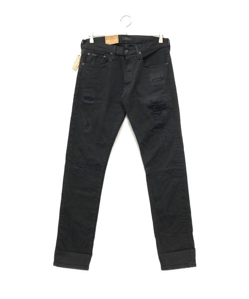 POLO RALPH LAUREN（ポロ・ラルフローレン）POLO RALPH LAUREN (ポロ・ラルフローレン) THE SULLIVAN SLIM ブラック サイズ:30×32 未使用品の古着・服飾アイテム