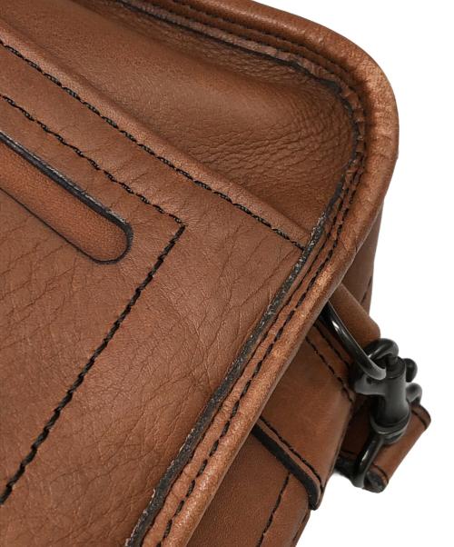 PORTER（ポーター）PORTER (ポーター) レザーショルダーバッグ ブラウン サイズ:下記参照の古着・服飾アイテム