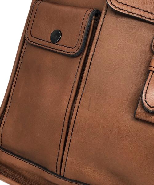 PORTER（ポーター）PORTER (ポーター) レザーショルダーバッグ ブラウン サイズ:下記参照の古着・服飾アイテム