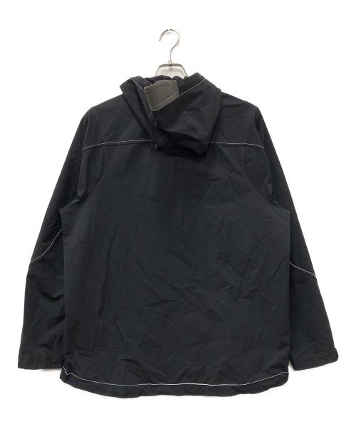 and wander（アンドワンダー）and wander (アンドワンダー) nylon double cloth hoodie ブラック サイズ:4の古着・服飾アイテム
