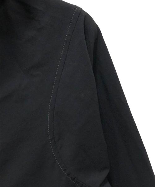 and wander（アンドワンダー）and wander (アンドワンダー) nylon double cloth hoodie ブラック サイズ:4の古着・服飾アイテム