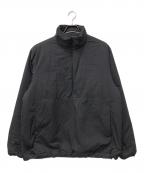 SO NAKAMEGUROソウ ナカメグロ）の古着「HALF ZIP PADDING JACKET」｜ブラック
