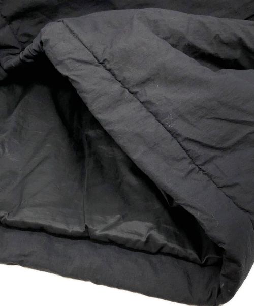 SO NAKAMEGURO（ソウ ナカメグロ）SO NAKAMEGURO (ソウ ナカメグロ) HALF ZIP PADDING JACKET ブラック サイズ:Lの古着・服飾アイテム