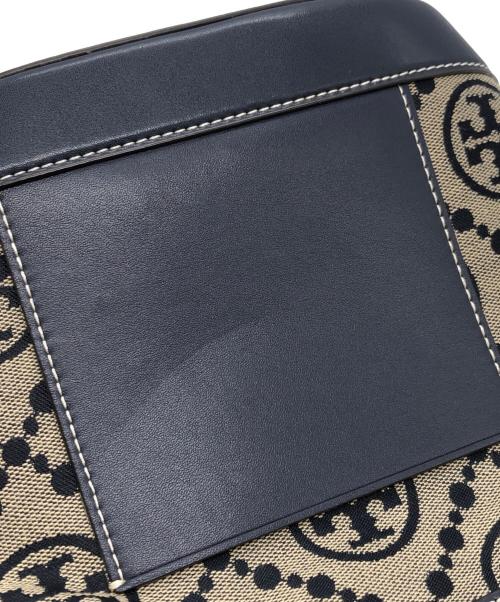 TORY BURCH（トリーバーチ）TORY BURCH (トリーバーチ) 巾着ショルダーバッグ ネイビー サイズ:下記参照の古着・服飾アイテム