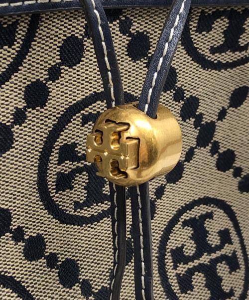TORY BURCH（トリーバーチ）TORY BURCH (トリーバーチ) 巾着ショルダーバッグ ネイビー サイズ:下記参照の古着・服飾アイテム