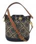 TORY BURCH（トリーバーチ）の古着「巾着ショルダーバッグ」｜ネイビー