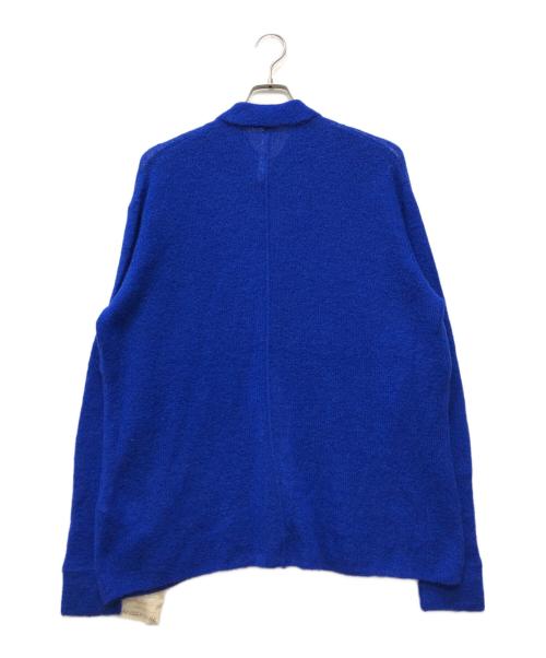 SHINYA KOZUKA（シンヤコズカ）SHINYA KOZUKA (シンヤコズカ) NOTHING SPECIAL KNITTED SHIRT ブルー サイズ:Mの古着・服飾アイテム