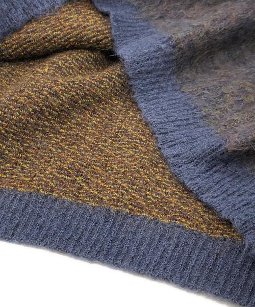 YOKE（ヨーク）YOKE (ヨーク) 4COLOR MIX JACQUARD MOHAIR CREWNECK ベージュ サイズ:2の古着・服飾アイテム