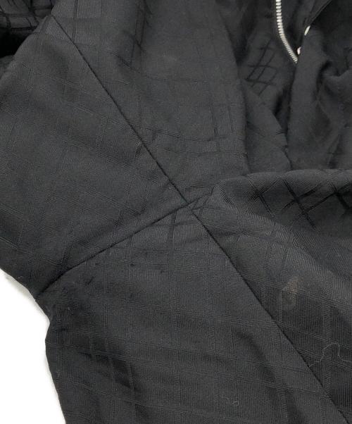 COMME des GARCONS HOMME PLUS（コムデギャルソンオムプリュス）COMME des GARCONS HOMME PLUS (コムデギャルソンオムプリュス) 幾何学柄ウールパンツ ブラック サイズ:XSの古着・服飾アイテム