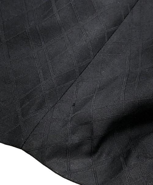 COMME des GARCONS HOMME PLUS（コムデギャルソンオムプリュス）COMME des GARCONS HOMME PLUS (コムデギャルソンオムプリュス) 幾何学柄ウールパンツ ブラック サイズ:XSの古着・服飾アイテム