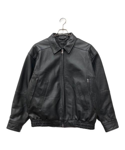 BEAMS（ビームス）BEAMS (ビームス) レザージャケット ブラック サイズ:Mの古着・服飾アイテム