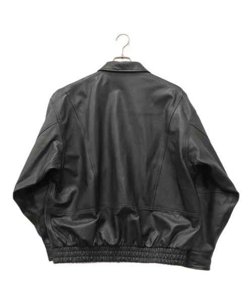 BEAMS（ビームス）BEAMS (ビームス) レザージャケット ブラック サイズ:Mの古着・服飾アイテム