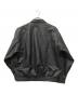 BEAMS (ビームス) レザージャケット ブラック サイズ:M：24000円