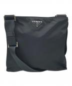 PRADAプラダ）の古着「ナイロンショルダーバッグ」｜ブラック