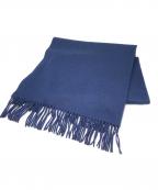 JOHNSTONSジョンストンズ）の古着「カシミヤストール」｜ネイビー