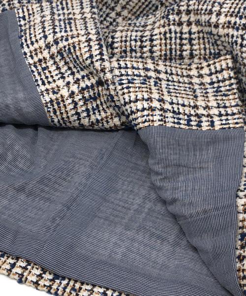 45R（フォーティファイブ・アール）45R (フォーティファイブ・アール) キャラメルツイードジャケット ベージュ サイズ:2の古着・服飾アイテム