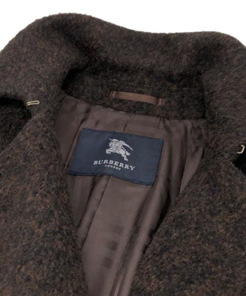 BURBERRY LONDON（バーバリーロンドン）BURBERRY LONDON (バーバリーロンドン) ダブルウールコート ブラウン サイズ:11の古着・服飾アイテム