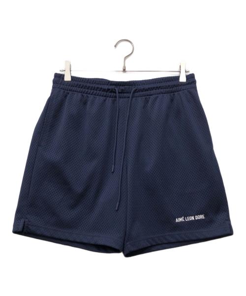Aime Leon Dore（エメ レオン ドレ）Aime Leon Dore (エメ レオン ドレ) メッシュハーフパンツ ネイビー サイズ:Mの古着・服飾アイテム