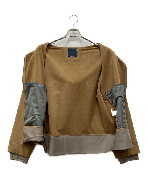 meanswhile（ミーンズワイル）meanswhile (ミーンズワイル) Brushed Lining Jog Hoodie ブラウン サイズ:02の古着・服飾アイテム