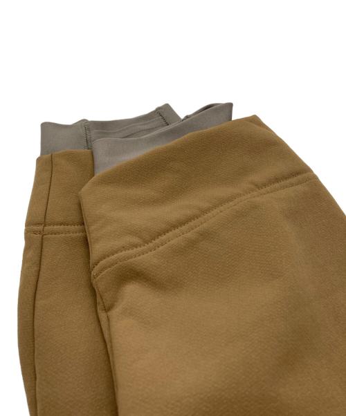 meanswhile（ミーンズワイル）meanswhile (ミーンズワイル) Brushed Lining Jog Hoodie ブラウン サイズ:02の古着・服飾アイテム