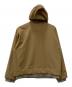 meanswhile (ミーンズワイル) Brushed Lining Jog Hoodie ブラウン サイズ:02：15000円