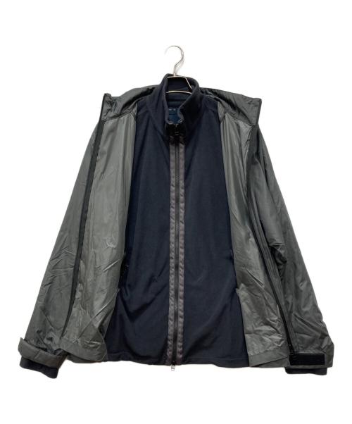 meanswhile（ミーンズワイル）meanswhile (ミーンズワイル) Polartec Fleece Overwrap Jacket グレー サイズ:03の古着・服飾アイテム