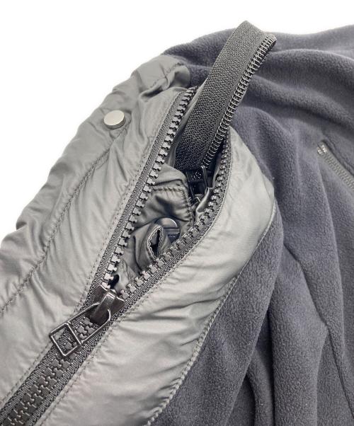 meanswhile（ミーンズワイル）meanswhile (ミーンズワイル) Polartec Fleece Overwrap Jacket グレー サイズ:03の古着・服飾アイテム