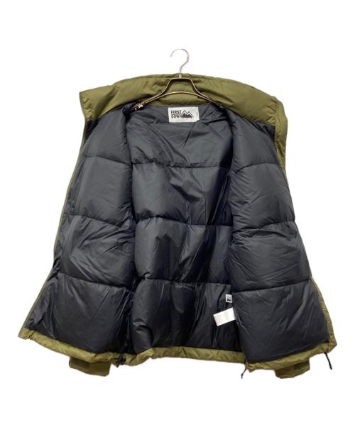FIRST DOWN（ファーストダウン）FIRST DOWN (ファーストダウン) MULTI POCKET DOWN JKT グリーン サイズ:Lの古着・服飾アイテム