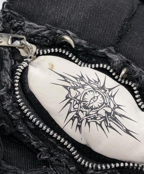 UNIZ（ユニズ）UNIZ (ユニズ) BLACK MONSTER PANTS ブラックの古着・服飾アイテム