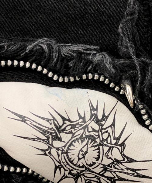 UNIZ（ユニズ）UNIZ (ユニズ) BLACK MONSTER PANTS ブラックの古着・服飾アイテム